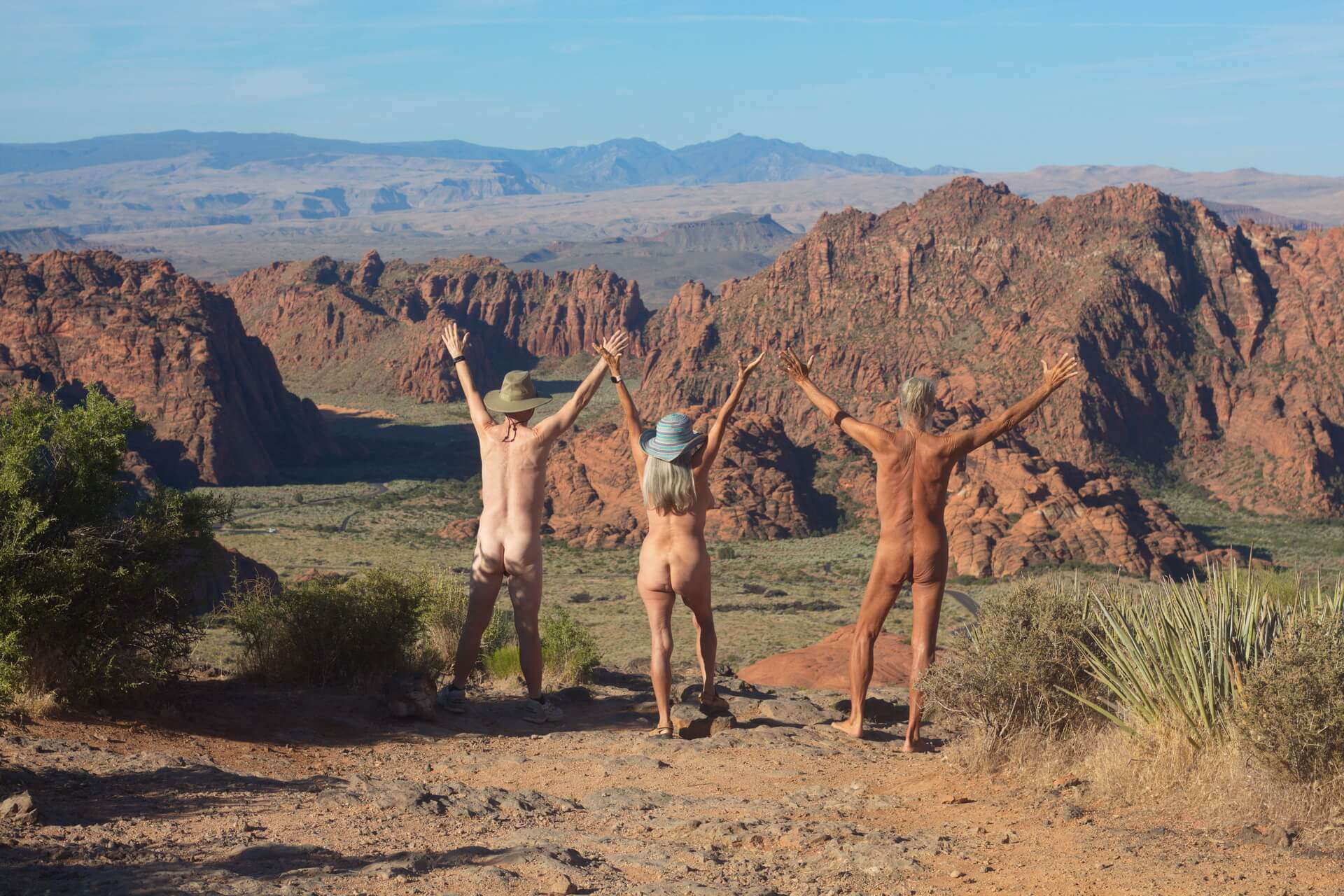 Feeling Free in Snow Canyon